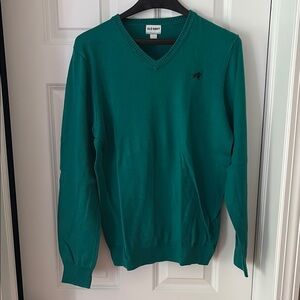Old Navy Green V-Neck Sweater Classic Knit